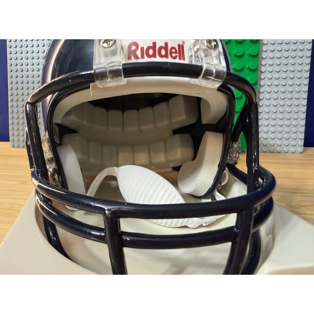 Riddell Chicago Bears Throwback Mini Helmet NFL Football Ghost Auto Mounted Mem - Picture 8 of 8